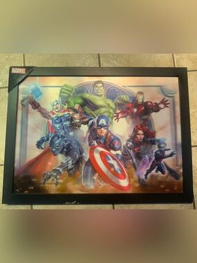 3D Marvel Avengers Framed Wall Art